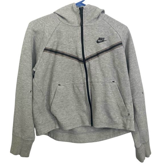Nike Sportswear Tech Fleece Windrunner Zip Hoodie Jacket Size M Gray Modern - Picture 1 of 12